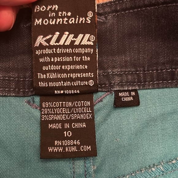 Kuhl like new dark wash denim mini skirt - Picture 15 of 15